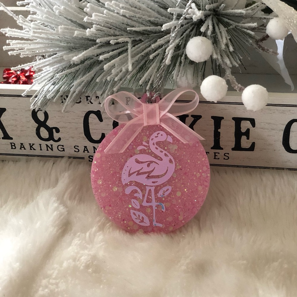 Christmas Ornament Flamingo